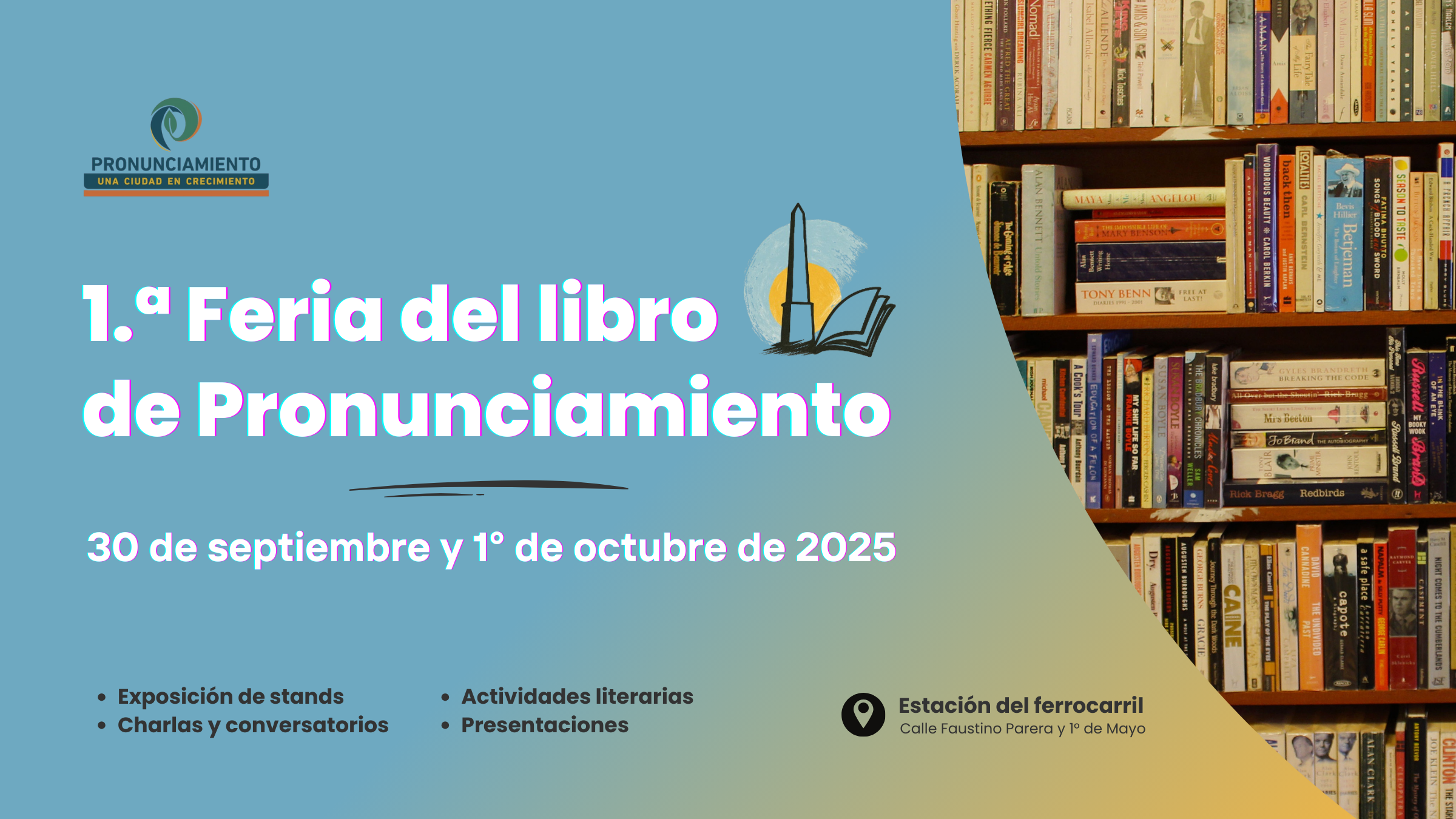 PROGRAMA DE LA FERIA DEL LIBRO DE PRONUNCIAMIENTO