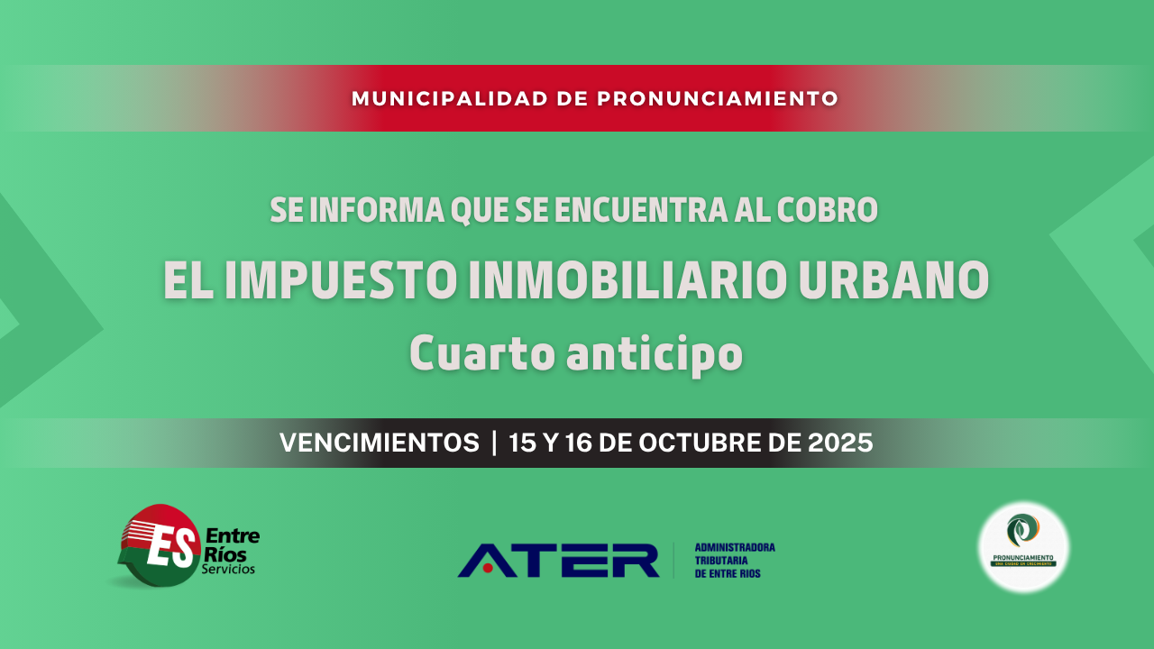 IMPUESTOS INMOBILIARIOS URBANO Y RURAL 2025