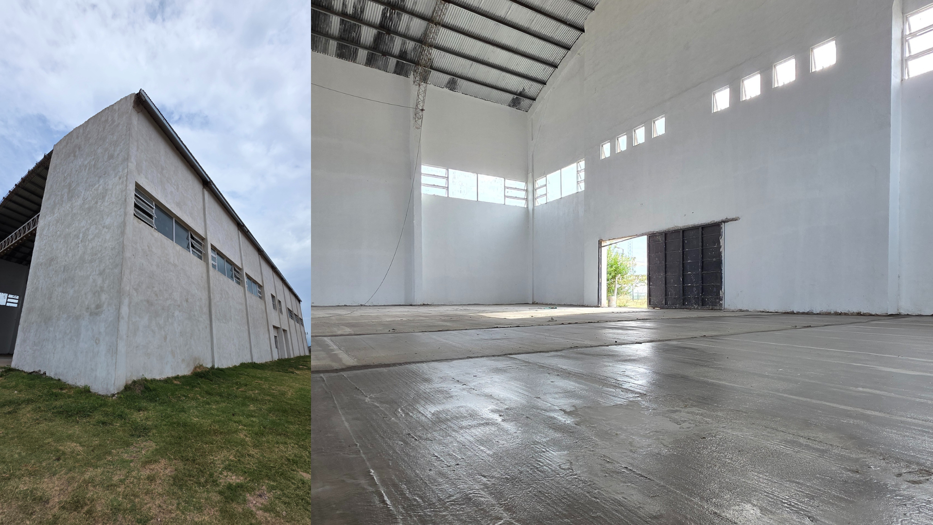 NUEVOS TRABAJOS EN EL SUM MUNICIPAL